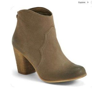 NWOT Nordstrom BP Trott Ankle Booties Tan Gray